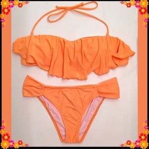 O'Neill Swim - NWT O'Neill Orange Bandeau Bikini O'Neill Swim - NWT O'Neill Orange Bandeau Bikini